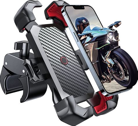 BRCOVAN Aluminum Alloy Motorcycle Phone Mount with Qi 15W Wireless Charger & Vibration Dampener & High-Speed Secure Lock, Metal Motorcycle Handlebar Cell Phone Holder for 4. . Best motorcycle phone mount